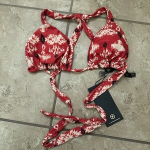 NWT CRISS CROSS BACK BIKINI TOP